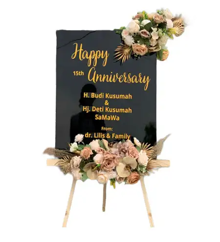 Papan Bunga Akrilik Garden Party Depok