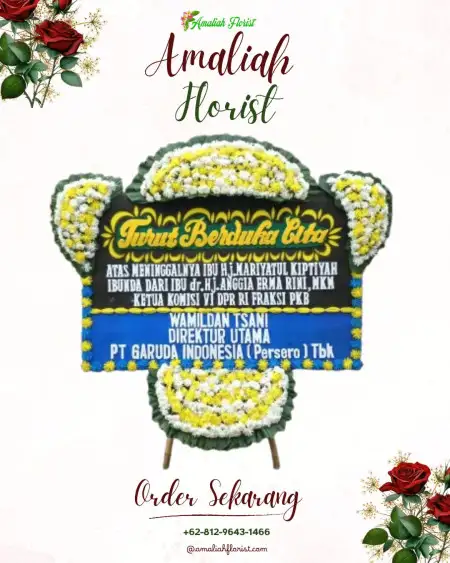Papan Bunga Duka Garden Party Depok